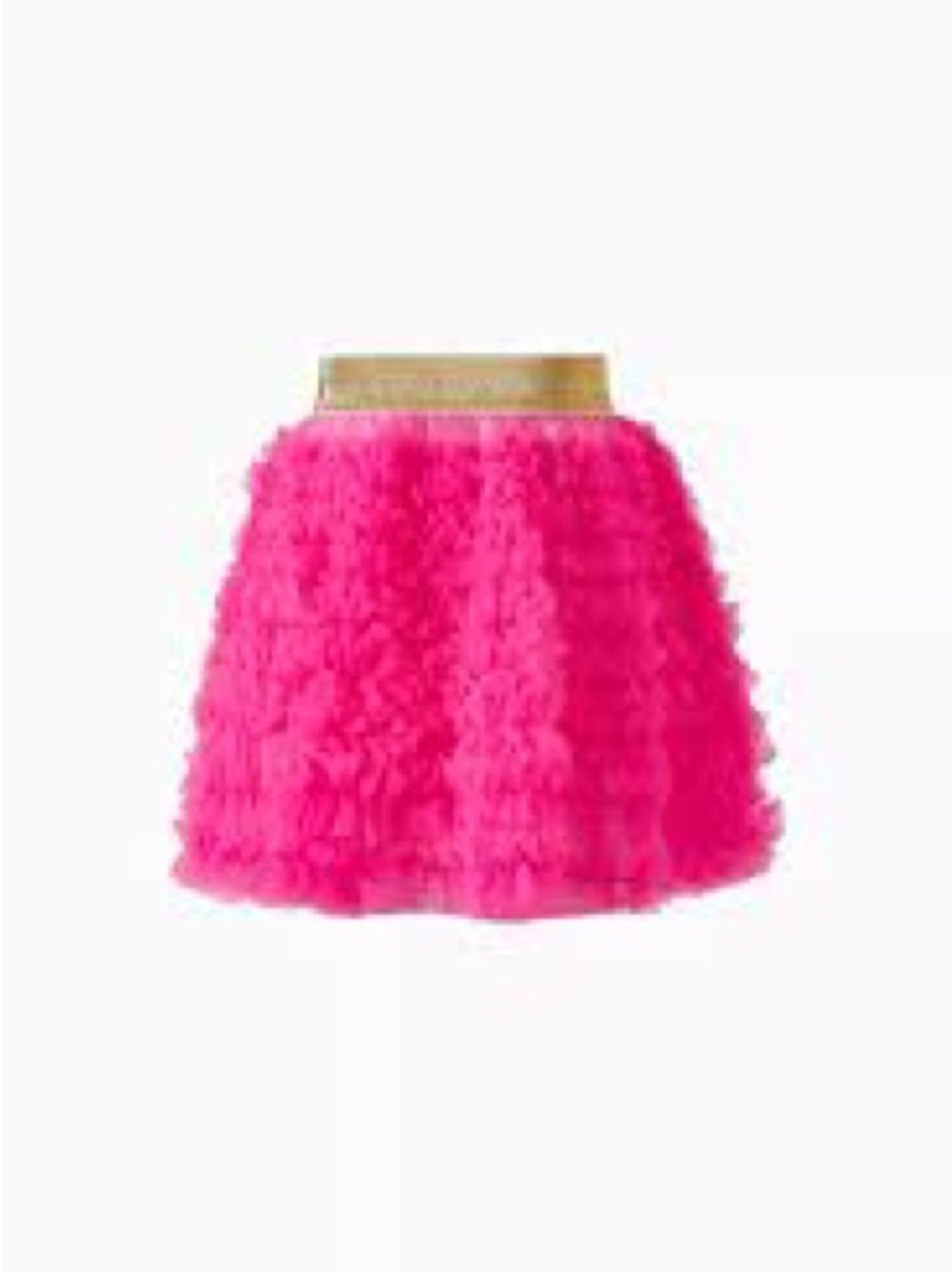 1989 place kids neon pink floral skirt